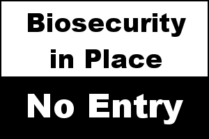 Biosecurity Sign